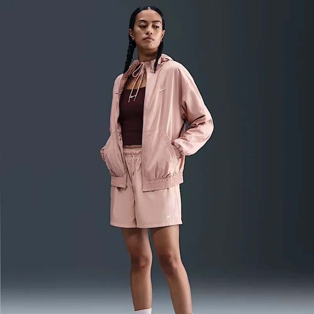 Nike Sportswear Classic Wovens Women's Loose UV Hooded Jacket - Picture 1 of 6
